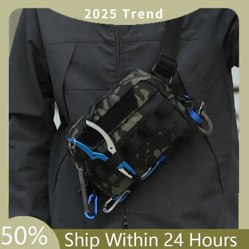 A35F New Fishing Tackle Bag Chest Sling Pack Backpack Sports Waist Pack With Fishing Lures For Camping Hiking EDC
A35F New Fishing Tackle Bag Chest Sling Pack Backpack Sports Waist Pack With Fishing Lures For Camping Hiking EDC