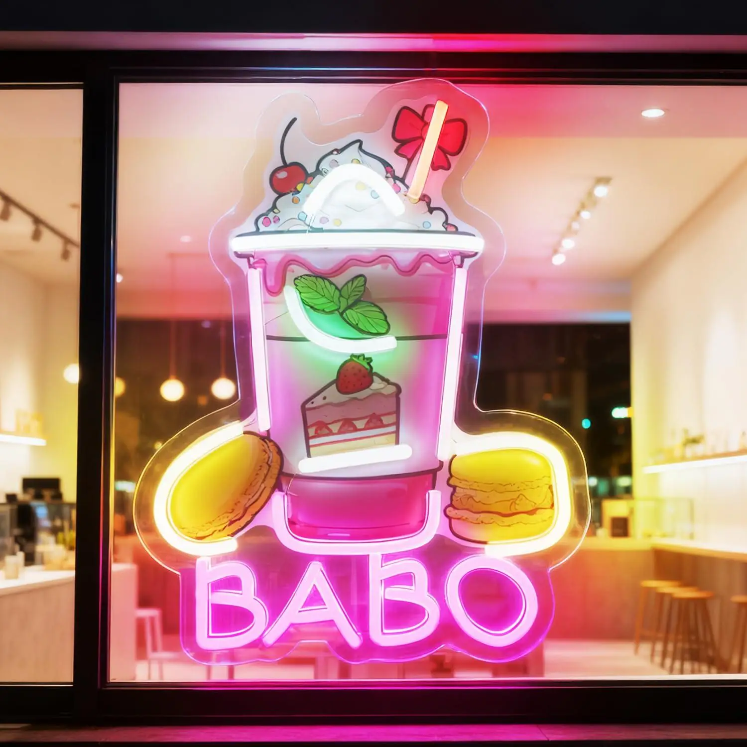 Boba Neon Sign Light Up Bubble Tea Signs for Coffee Boba Bar Drink Shop Party Kitchen Bedroom Wall Decor Business Led Signs
Boba Neon Sign Light Up Bubble Tea Signs for Coffee Boba Bar Drink Shop Party Kitchen Bedroom Wall Decor Business Led Signs
