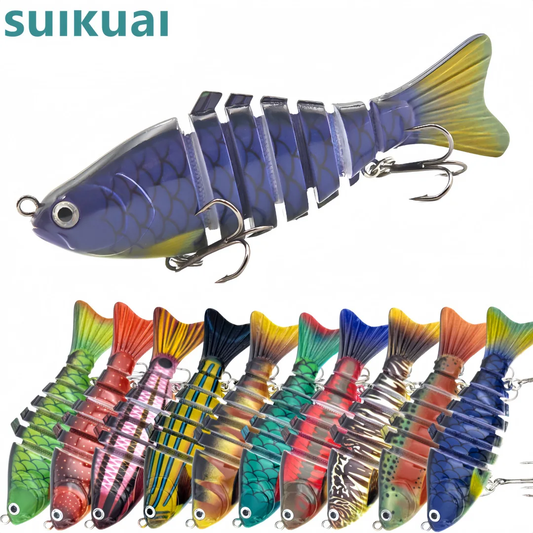 16g 7 Jointed Multi Jointed Minnow Hard Lure Bionic Lifelike Bait for Bass Culter Freshwater Saltwater Fishing Tackle
16g 7 Jointed Multi Jointed Minnow Hard Lure Bionic Lifelike Bait for Bass Culter Freshwater Saltwater Fishing Tackle