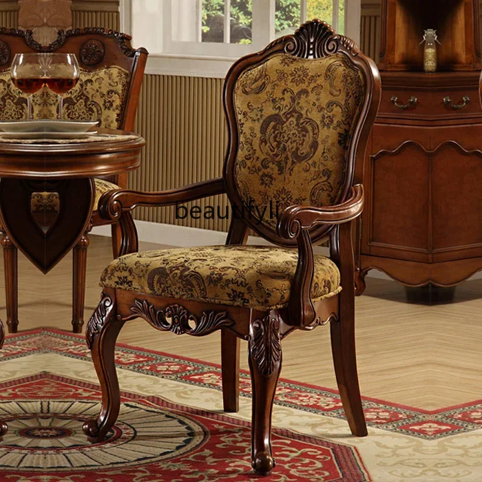zxqAmerican book chair European casual backrest restaurant retro dining table and chairs matching fabric office chair
zxqAmerican book chair European casual backrest restaurant retro dining table and chairs matching fabric office chair