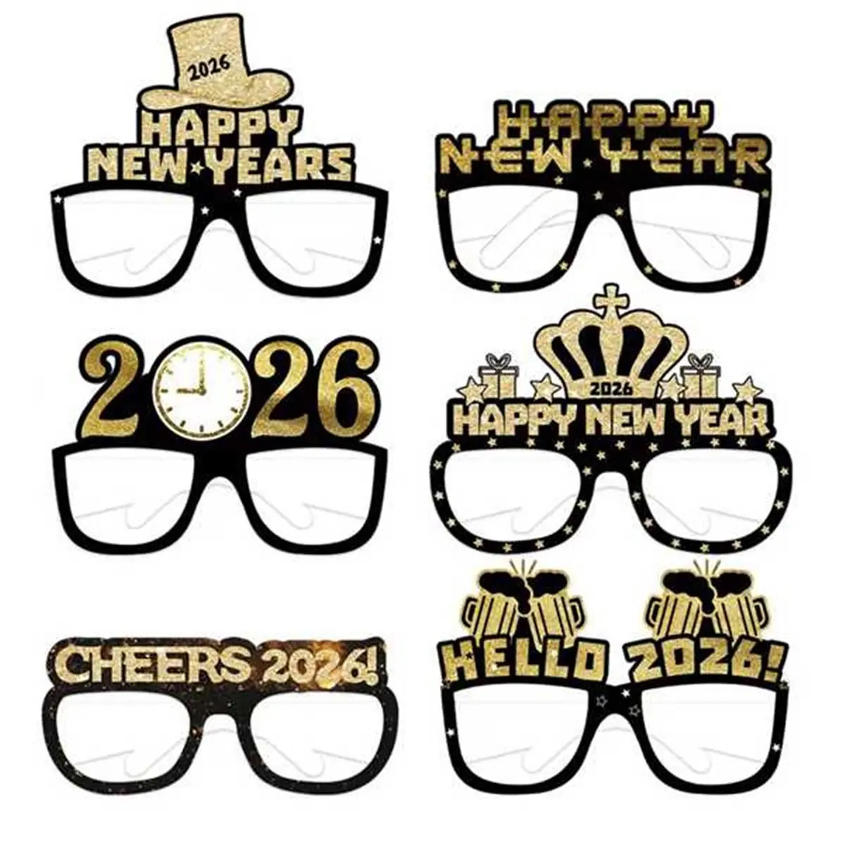 New Years Party Supplies 36 PCS, Happy New Year Decorations Kit - NYE Photo Booth Props Accessories Gifts Wearables
New Years Party Supplies 36 PCS, Happy New Year Decorations Kit - NYE Photo Booth Props Accessories Gifts Wearables
