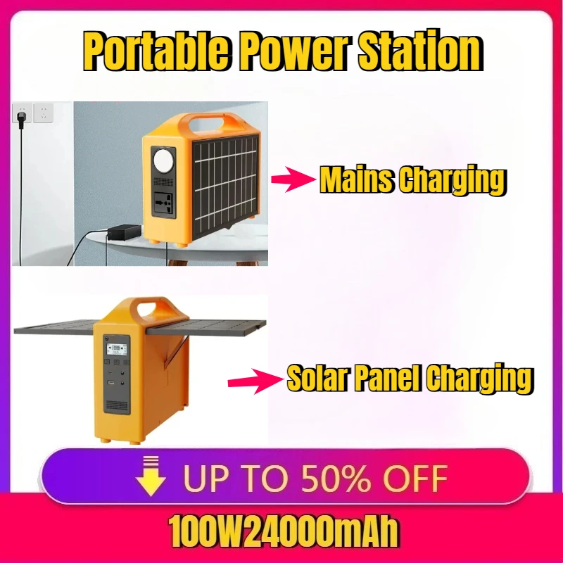 For Camping 110V 220V Solar Generator Mobile Power Station With Solar Panel Power Bank 24000mAh 100W Portable Power Station
For Camping 110V 220V Solar Generator Mobile Power Station With Solar Panel Power Bank 24000mAh 100W Portable Power Station