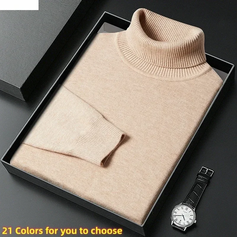 New Men's Winter Clothes Men Turtleneck Pullovers Fashion Casual Knited Sweaters for Men Solid Color Warm Sweaters Men's Jumper
New Men's Winter Clothes Men Turtleneck Pullovers Fashion Casual Knited Sweaters for Men Solid Color Warm Sweaters Men's Jumper