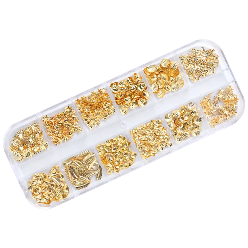 Metal Patches for Nail Manicure Golden Alloy Decor DIY Sea Theme Elegant Artificial Nails Accessories
Metal Patches for Nail Manicure Golden Alloy Decor DIY Sea Theme Elegant Artificial Nails Accessories