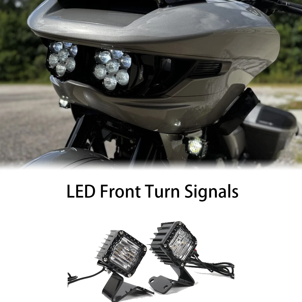 Новый комплект светодиодных указателей поворота с ходовыми огнями для Harley Davidson Road Glide CVO ST 2023-2025 годов, детали мотоцикла
Новый комплект светодиодных указателей поворота с ходовыми огнями для Harley Davidson Road Glide CVO ST 2023-2025 годов, детали мотоцикла