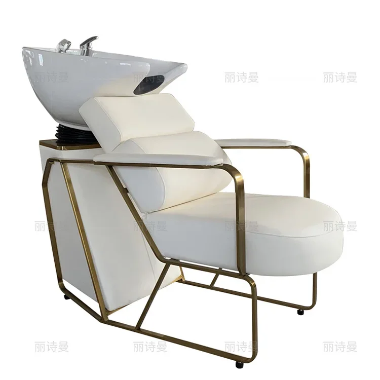 Barber Shop Ceramic Basin Shampoo Chair Lying Half Hair Salon Hair Salon Massage Flushing Bed
Barber Shop Ceramic Basin Shampoo Chair Lying Half Hair Salon Hair Salon Massage Flushing Bed