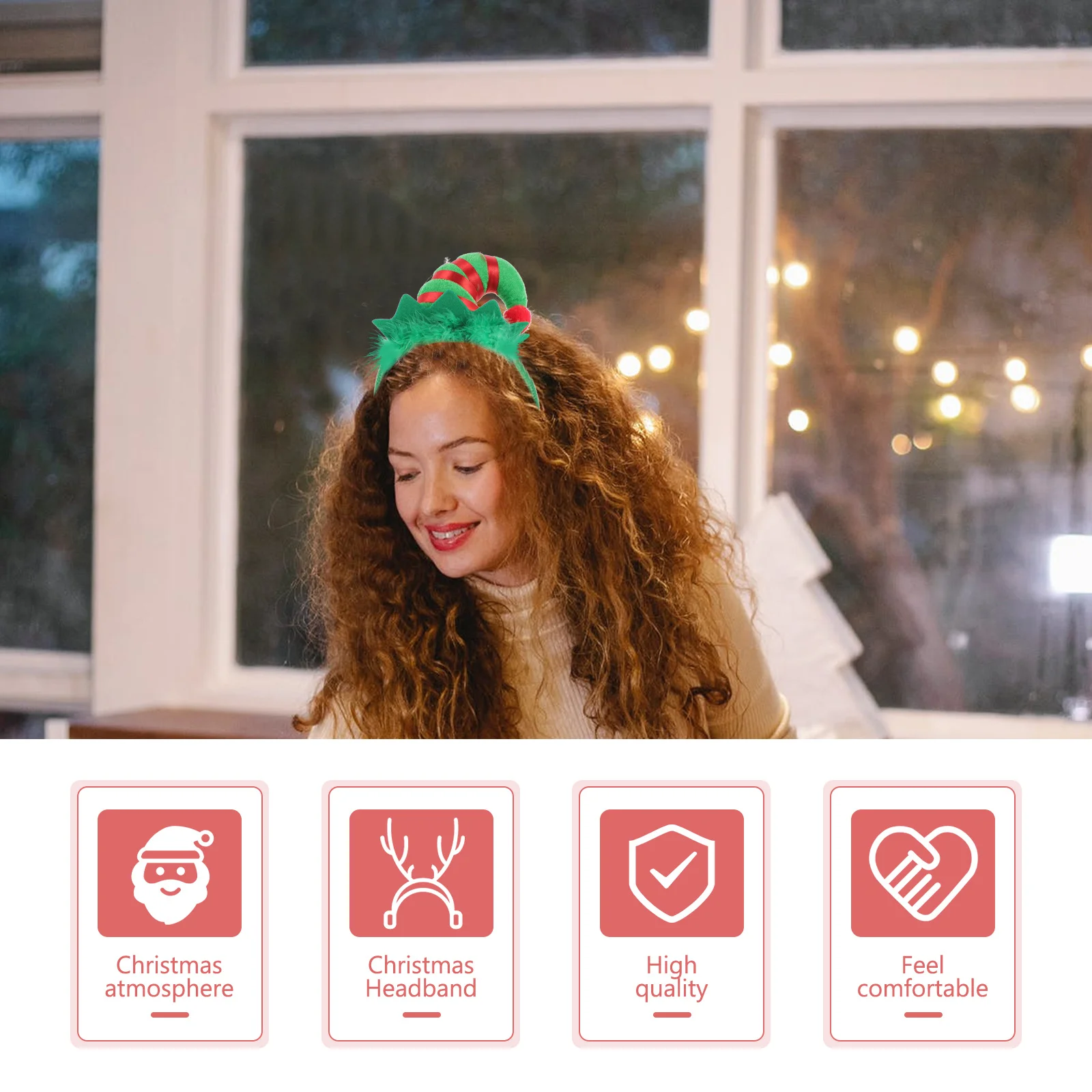 2Pcs Decorative Hairband Festive Christmas Hat Design for Xmas Party Carnival Celebration Costume Event Partygoers Comfortable
2Pcs Decorative Hairband Festive Christmas Hat Design for Xmas Party Carnival Celebration Costume Event Partygoers Comfortable