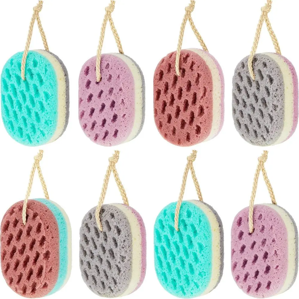 8 Pack Bath Sponges - Unisex Soft Shower Scrubbers for Gentle Body Cleaning
8 Pack Bath Sponges - Unisex Soft Shower Scrubbers for Gentle Body Cleaning