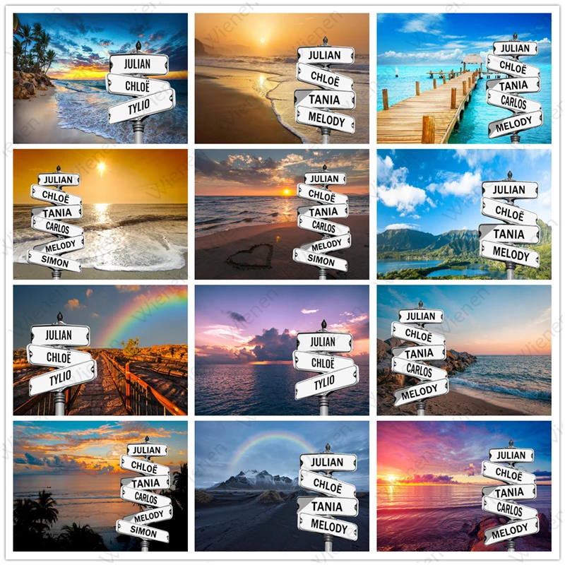 5D Diy Diamond Painting Custom Name Creative Road Signs Full Square Diamond Embroidery Beach Sunset Cross Stitch Home Decoration
5D Diy Diamond Painting Custom Name Creative Road Signs Full Square Diamond Embroidery Beach Sunset Cross Stitch Home Decoration