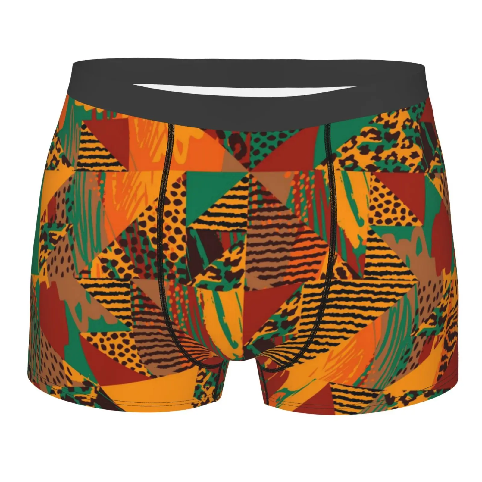 Triangle Boho Print Men Printed Boxer Briefs Underwear Highly Breathable Boxer Shorts Panties Breathable Underpants for Homme
Triangle Boho Print Men Printed Boxer Briefs Underwear Highly Breathable Boxer Shorts Panties Breathable Underpants for Homme