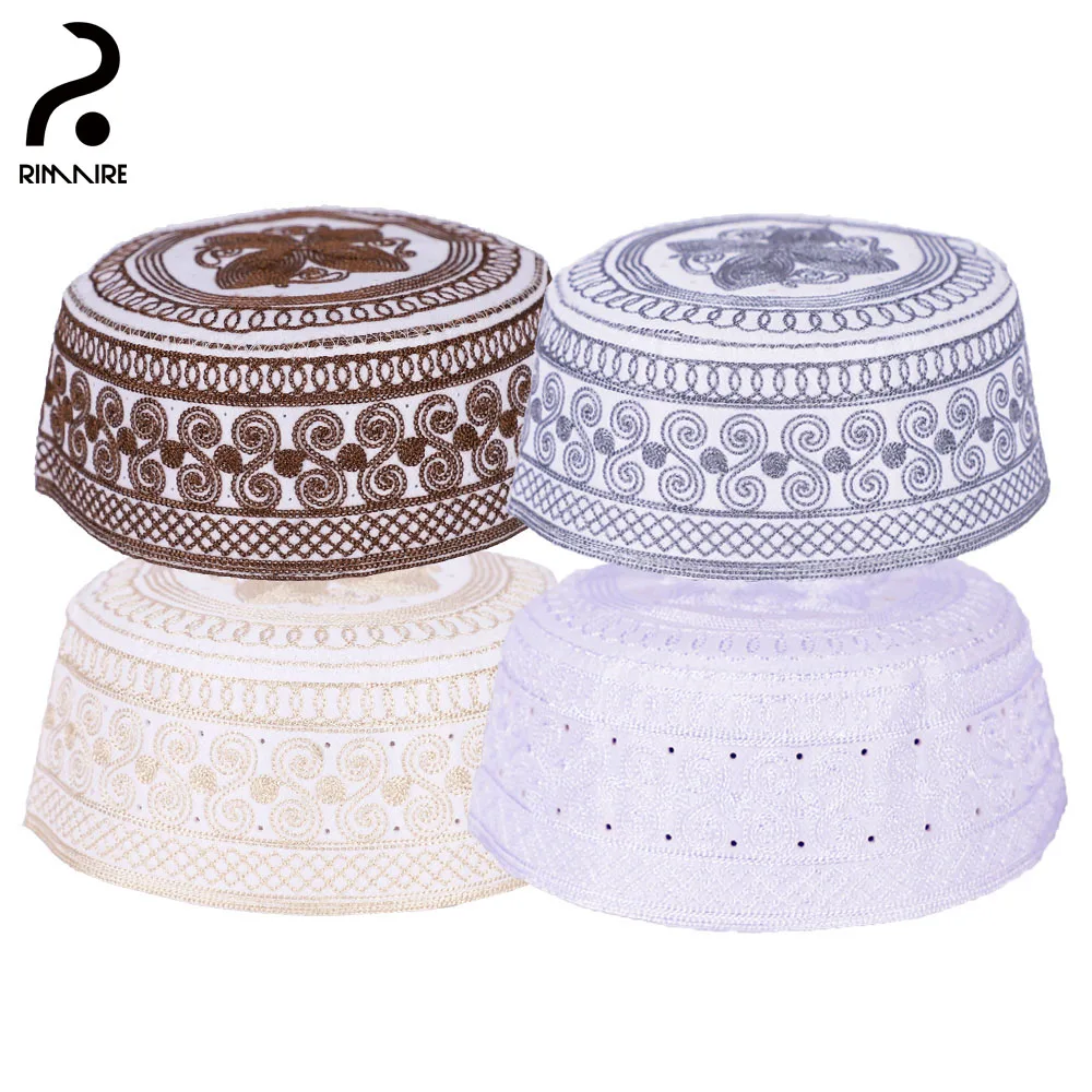 RIMAIRE 4 Color Muslim Men Prayer Caps 2025 Newest Business Islamic Kufi Hat Fashion Embroidery Men Hair Cover Hats
RIMAIRE 4 Color Muslim Men Prayer Caps 2025 Newest Business Islamic Kufi Hat Fashion Embroidery Men Hair Cover Hats