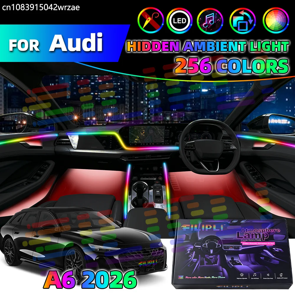 6 in 1 For AUDI A6 C9 2026 Years Car Interior Ambient Lights Strips Breathing Lighting Kit App Control Auto Decorative Lamp Sym
6 in 1 For AUDI A6 C9 2026 Years Car Interior Ambient Lights Strips Breathing Lighting Kit App Control Auto Decorative Lamp Sym