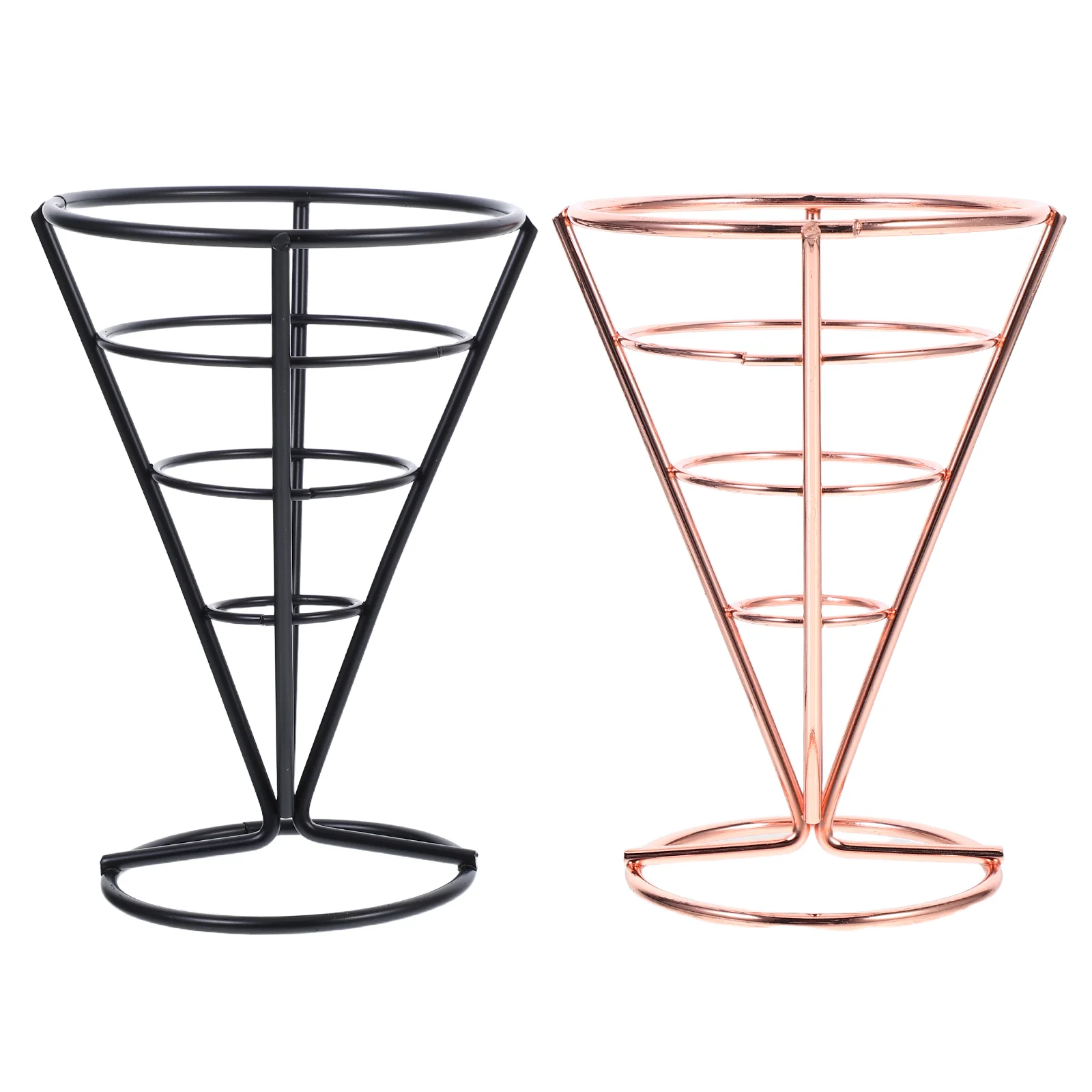 2Pcs French Holder Black Stainless Steel Snack Display Basket Fry Stand Cone Food Serving Kitchen Snack Stands Bar
2Pcs French Holder Black Stainless Steel Snack Display Basket Fry Stand Cone Food Serving Kitchen Snack Stands Bar