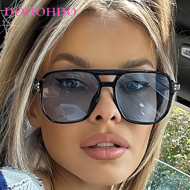 New Luxury Double Bridge Pilot Rivets Women's Sunglasses Fashion Designer Men Sunglass Outdoor Driving Travel Eyewear Male UV400
New Luxury Double Bridge Pilot Rivets Women's Sunglasses Fashion Designer Men Sunglass Outdoor Driving Travel Eyewear Male UV400