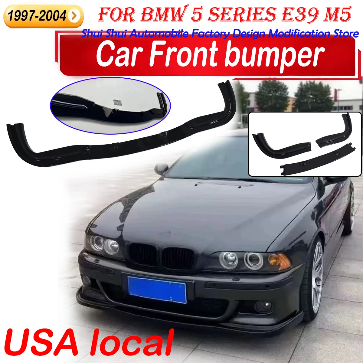 Локальный автомобильный передний бампер США для BMW 5 серии E39 M5 1997-2004 гг., сплиттер, диффузор, комплекты кузова, тюнинг, автоаксессуары
Локальный автомобильный передний бампер США для BMW 5 серии E39 M5 1997-2004 гг., сплиттер, диффузор, комплекты кузова, тюнинг, автоаксессуары