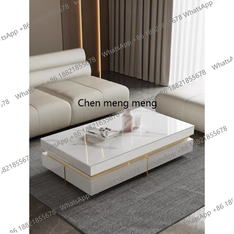 furniture coffee table living room 2025 new simple modern high-end bright rock slab suitable for Style decoration
furniture coffee table living room 2025 new simple modern high-end bright rock slab suitable for Style decoration