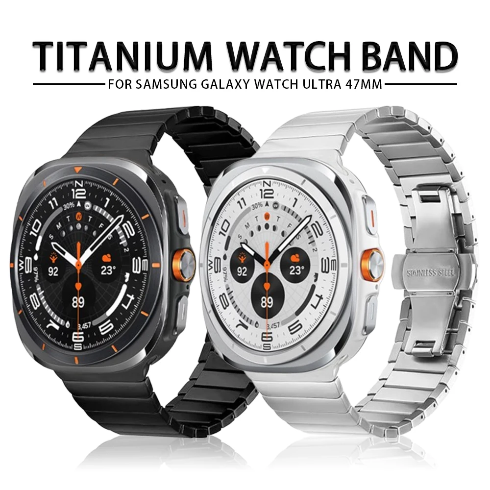 Luxury Titanium Watch Band for Samsung Galaxy Ultra 7 47mm No Gaps Metal Strap for SAMSUNG GALAXY ULTRA 47MM Watchband Bracelet
Luxury Titanium Watch Band for Samsung Galaxy Ultra 7 47mm No Gaps Metal Strap for SAMSUNG GALAXY ULTRA 47MM Watchband Bracelet