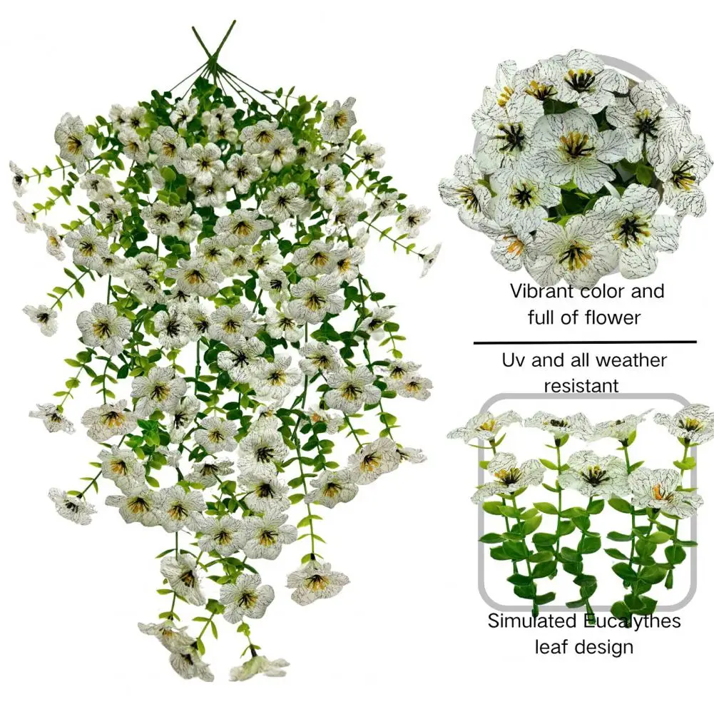 Photography Prop Flowers Artificial Vine Flower Garland Fake Hanging Plant Decor Indoor Outdoor Wall Garden Patio Wedding Party
Photography Prop Flowers Artificial Vine Flower Garland Fake Hanging Plant Decor Indoor Outdoor Wall Garden Patio Wedding Party