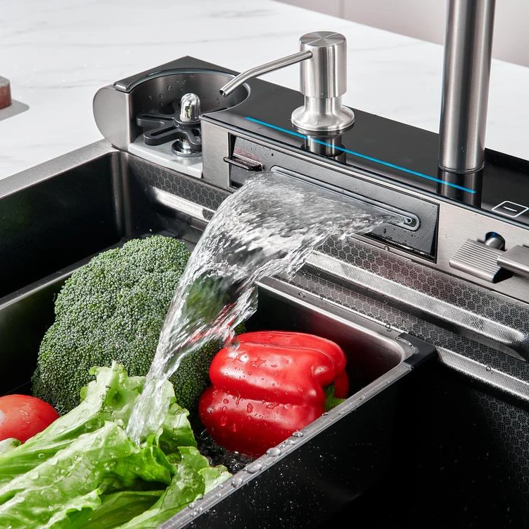 Large Single Sink Kitchen Sink Counter Installation Multi-function
Large Single Sink Kitchen Sink Counter Installation Multi-function