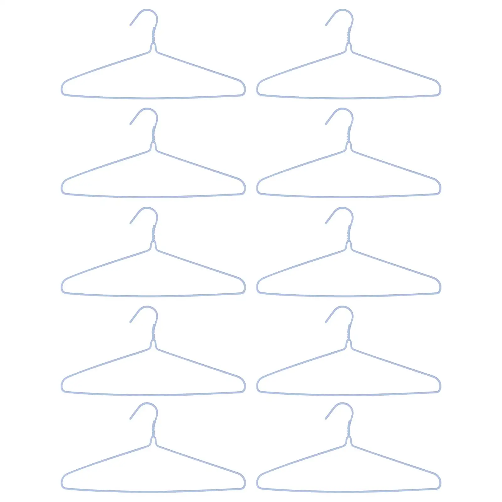 10pcs Metal Core Clothes Hangers Storage Home Use Smooth Surface Non Deform Heavy Duty Adult Hanger Portable Drying Rack
10pcs Metal Core Clothes Hangers Storage Home Use Smooth Surface Non Deform Heavy Duty Adult Hanger Portable Drying Rack