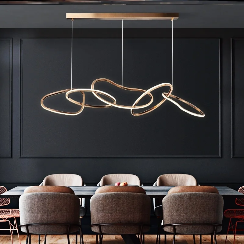 Postmodern Minimalist Led Living Room Chandelier Lighting Decoration Bar Table Ring Lighting Nordic Dining Table Chandelier Lamp
Postmodern Minimalist Led Living Room Chandelier Lighting Decoration Bar Table Ring Lighting Nordic Dining Table Chandelier Lamp
