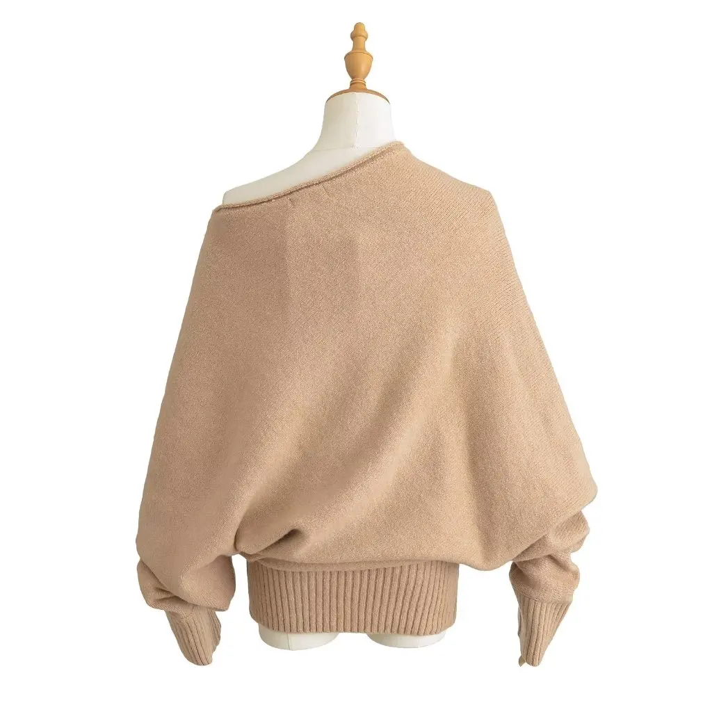 Women's Autumn Winter Thickened Shoulder Knitted Sweater American Style Spice Girl Loose Bat Sleeve Waist Top New Fashion
Women's Autumn Winter Thickened Shoulder Knitted Sweater American Style Spice Girl Loose Bat Sleeve Waist Top New Fashion