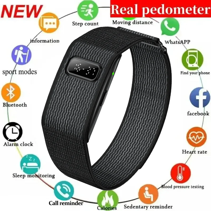 Fitness Tracker Men Women Slim Smart Bracelet Heart Rate Sleep Health Monitor Sport Waterproof Pedometer Time Display Smartwatch
Fitness Tracker Men Women Slim Smart Bracelet Heart Rate Sleep Health Monitor Sport Waterproof Pedometer Time Display Smartwatch