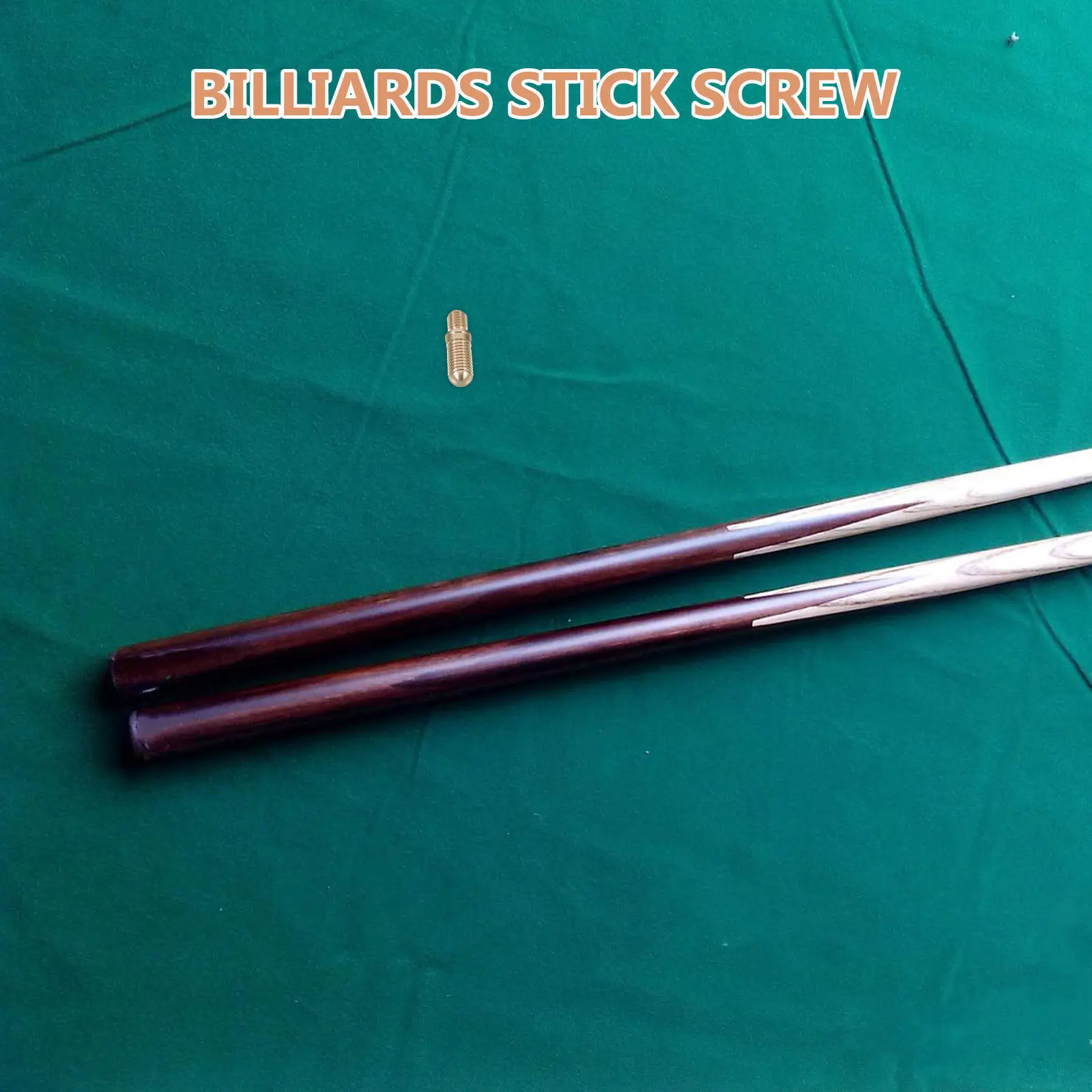 1Set Billiard Cue Interface Brass Connector Extended Grip Pool Cue Screws Extension Rod Billiard Accessory Cane Connector
1Set Billiard Cue Interface Brass Connector Extended Grip Pool Cue Screws Extension Rod Billiard Accessory Cane Connector