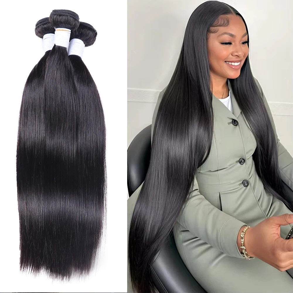 16A 30 40 Inch Straight Human Hair Bundles 100% Brazilian Raw Human Hair 1/3/4 Bundles Thick Bundles Natural Black human hair
16A 30 40 Inch Straight Human Hair Bundles 100% Brazilian Raw Human Hair 1/3/4 Bundles Thick Bundles Natural Black human hair