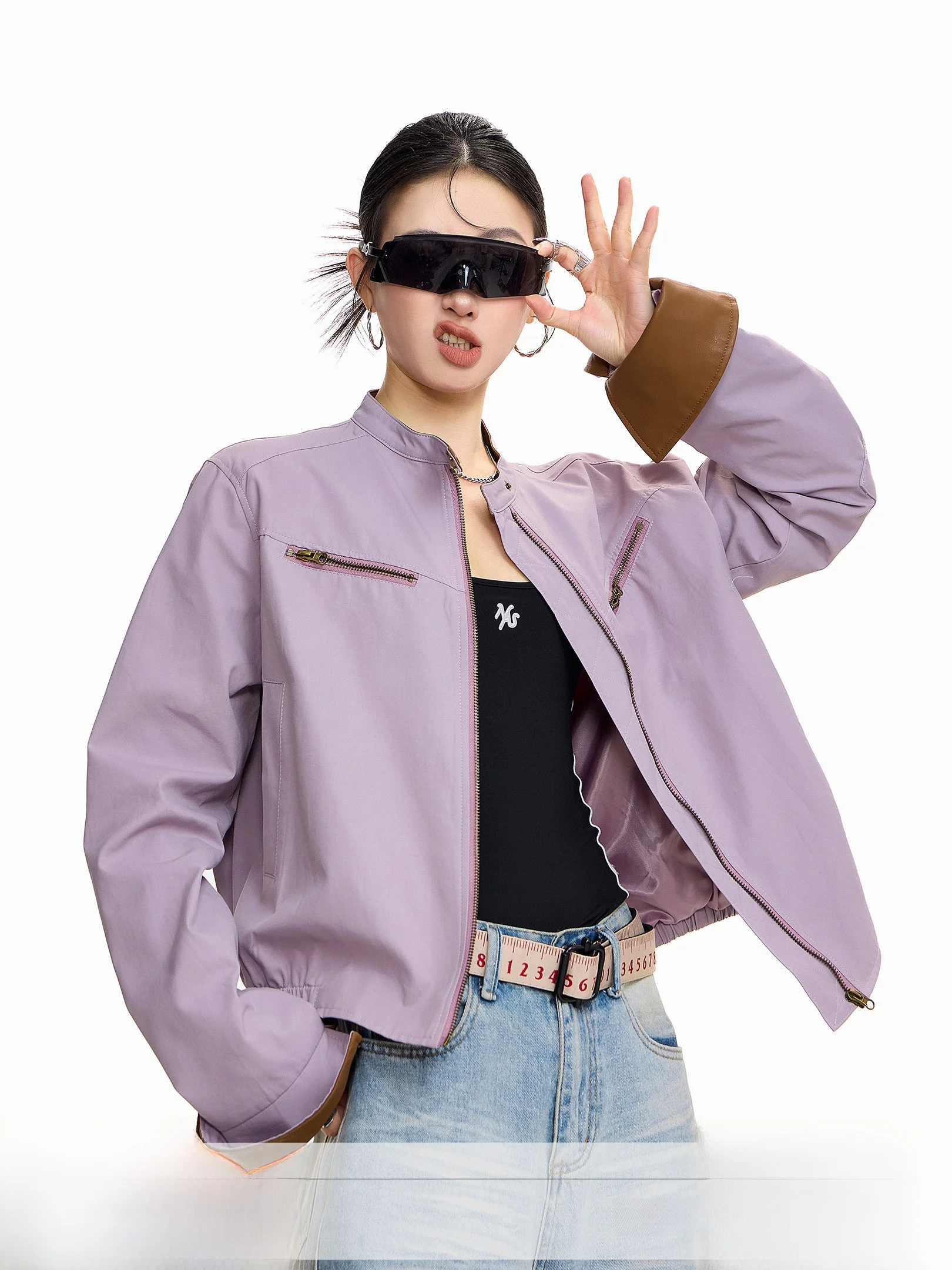 Ich Mode American Style Loose Fit Short Purple Jacket Women's Spring 2026 New Thin Popular Outerwear Top Cotton Nylon
Ich Mode American Style Loose Fit Short Purple Jacket Women's Spring 2026 New Thin Popular Outerwear Top Cotton Nylon