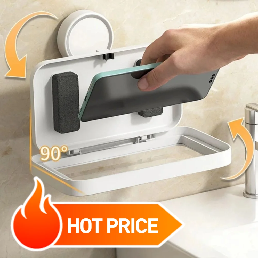 Держатель для телефона на присоске в ванной комнате, вращающаяся регулируемая водонепроницаемая подставка для крепления телефона, простая установка, высокое разрешение
Держатель для телефона на присоске в ванной комнате, вращающаяся регулируемая водонепроницаемая подставка для крепления телефона, простая установка, высокое разрешение