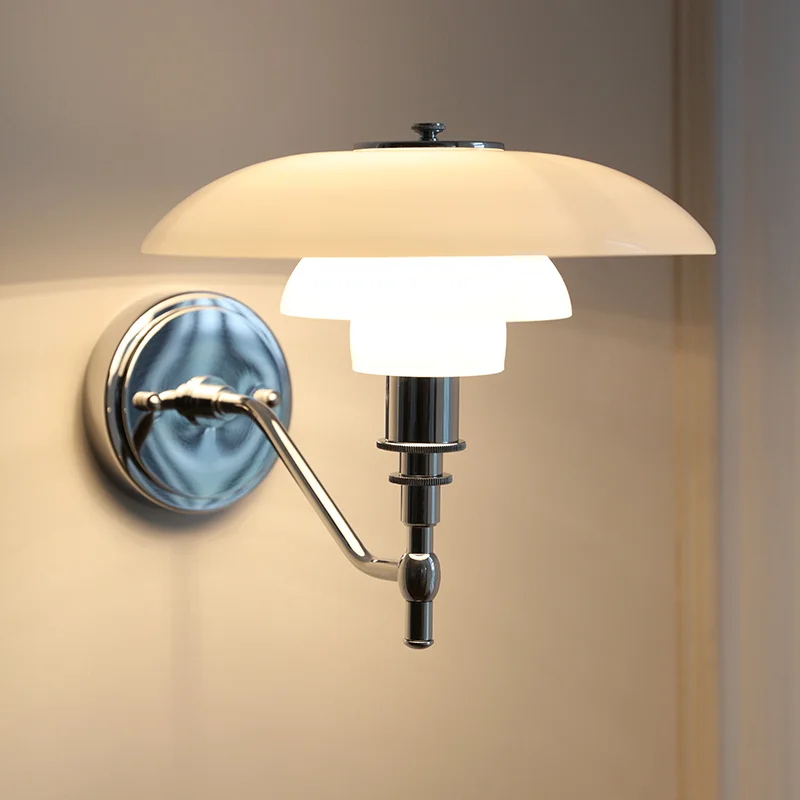 Nordic Morden White Glass Wall Lamp Bedroom Bedside Vintage Living Room Balcony Classic Sconces Timeless Design LED Lighting
Nordic Morden White Glass Wall Lamp Bedroom Bedside Vintage Living Room Balcony Classic Sconces Timeless Design LED Lighting