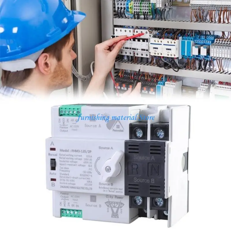 Y5GD Robusts 100A 2Pole Auto Transfer Switches with Over 50V Rate Voltages Ranges Easy Installs for Simple Power
Y5GD Robusts 100A 2Pole Auto Transfer Switches with Over 50V Rate Voltages Ranges Easy Installs for Simple Power