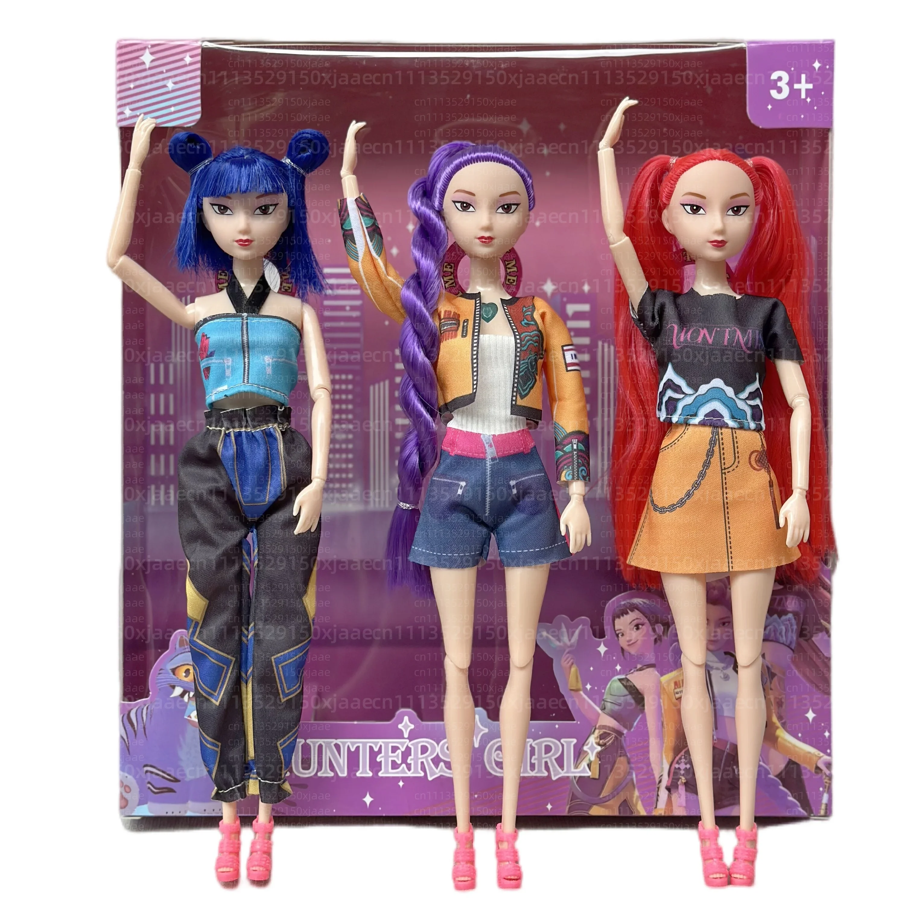 Kpop Demon Hunters Dolls 11Inch Anime Figure with Light & Music Movable Joints Vinyl Doll Birthday Christmas Gift for Fans Kids
Kpop Demon Hunters Dolls 11Inch Anime Figure with Light & Music Movable Joints Vinyl Doll Birthday Christmas Gift for Fans Kids