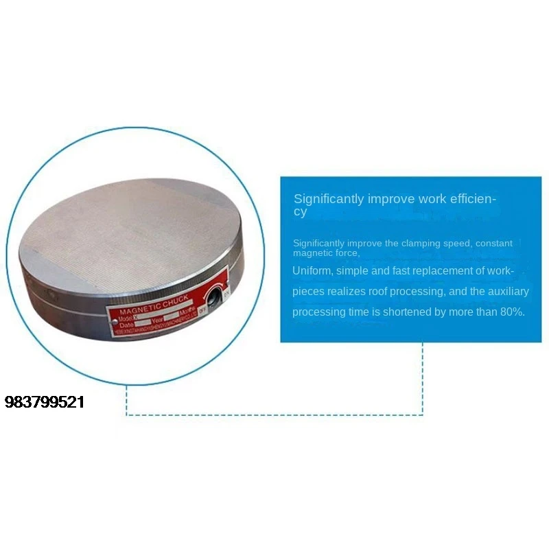 Good Price 100MM Circular permanent magnet sucker magnetic pole 0.5+1.5 strong disc internal external grinding magnetic t
Good Price 100MM Circular permanent magnet sucker magnetic pole 0.5+1.5 strong disc internal external grinding magnetic t