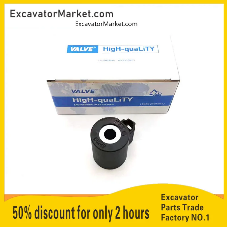 For HYUNDAI solenoid coil 150 215 225 235 265 275 305 335VS solenoid valve coil excavator accessories Excavator Spare
For HYUNDAI solenoid coil 150 215 225 235 265 275 305 335VS solenoid valve coil excavator accessories Excavator Spare