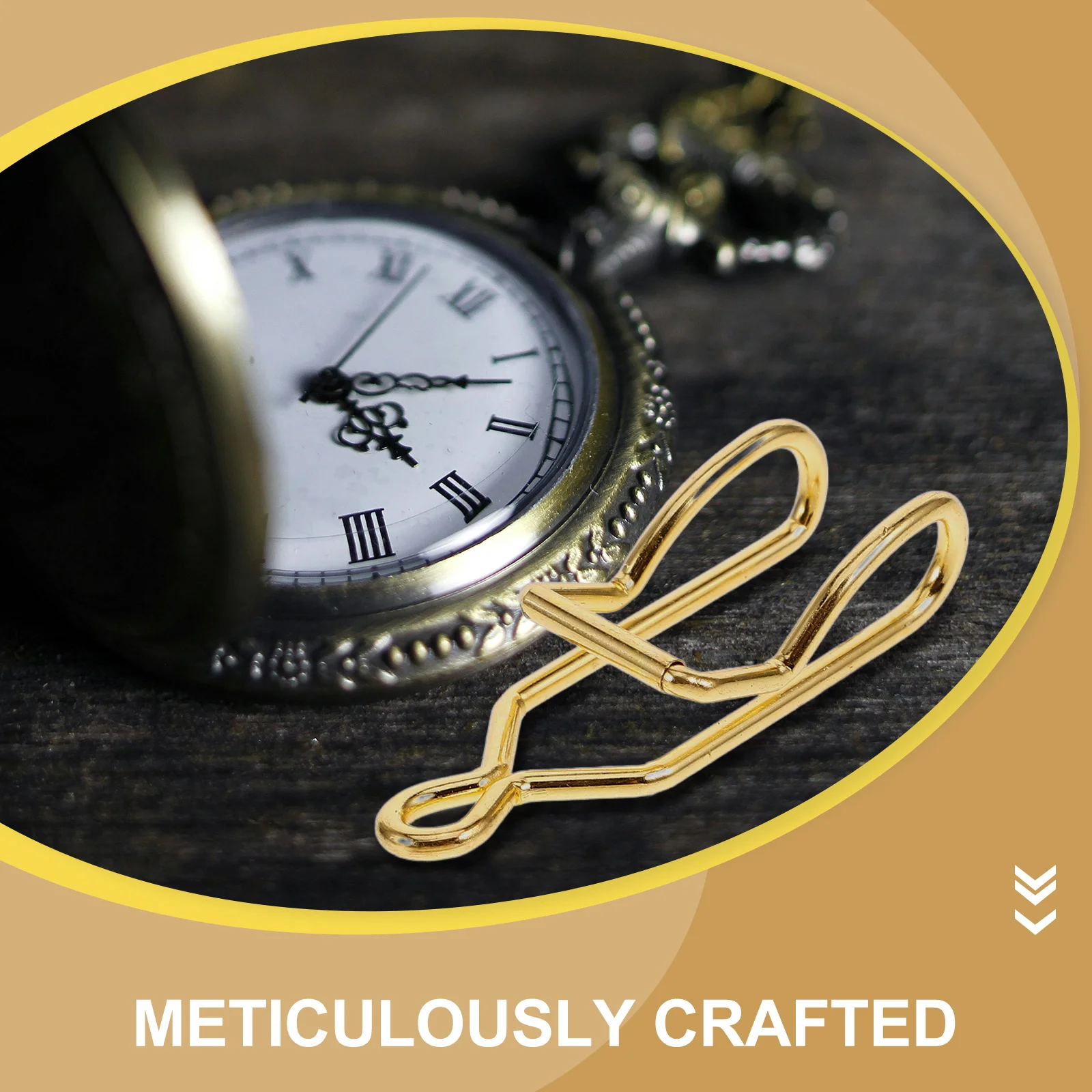 50Pcs Pocket Watch Chain Clips Iron Clasps Multipurpose DIY Craft Accessories for Watch Chains Iron Claps DIY Craft Clips
50Pcs Pocket Watch Chain Clips Iron Clasps Multipurpose DIY Craft Accessories for Watch Chains Iron Claps DIY Craft Clips