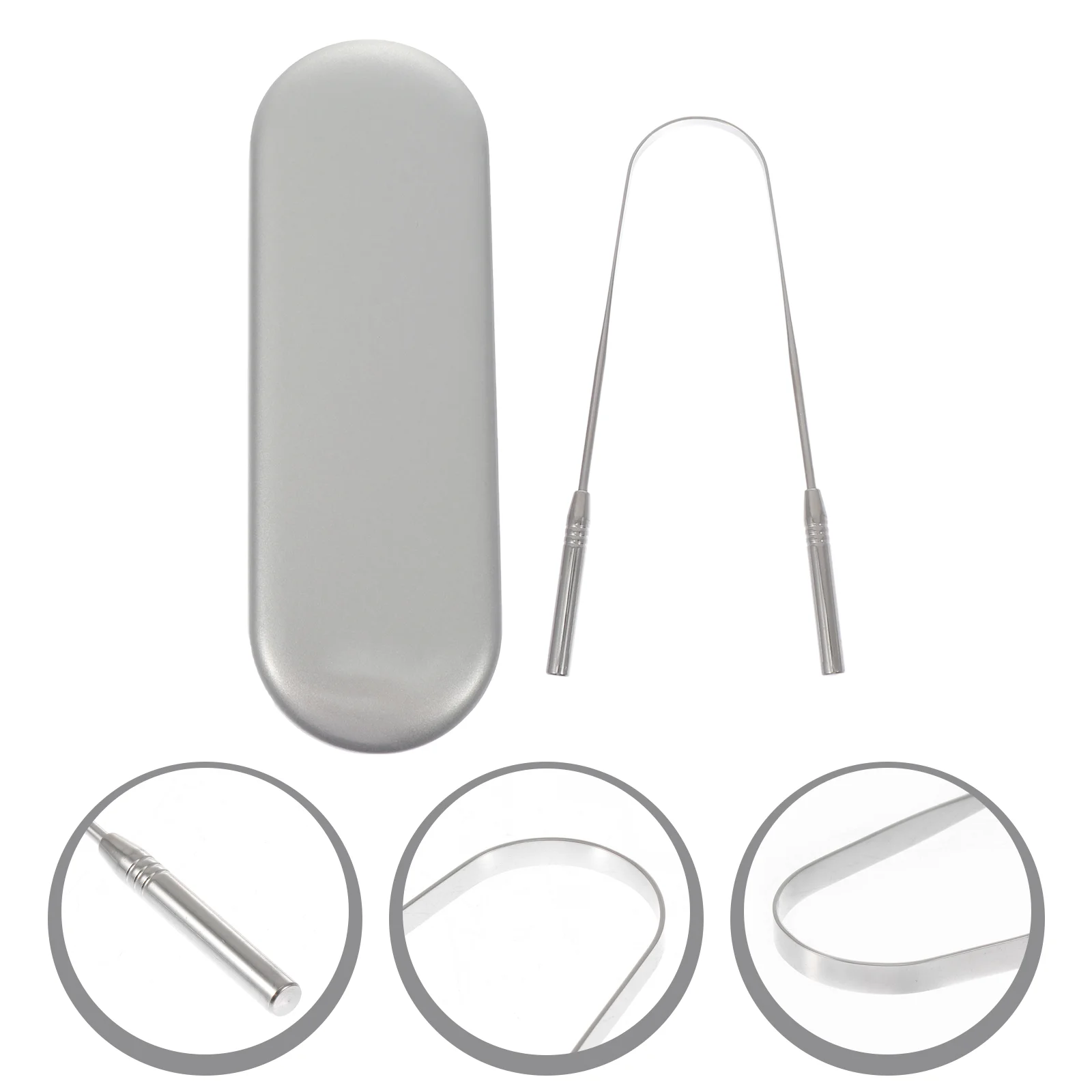 Stainless Steel Practical Mouth Scraper for Men Women Easy Use Travel Size Lightweight Storage Box al Health Tool
Stainless Steel Practical Mouth Scraper for Men Women Easy Use Travel Size Lightweight Storage Box al Health Tool