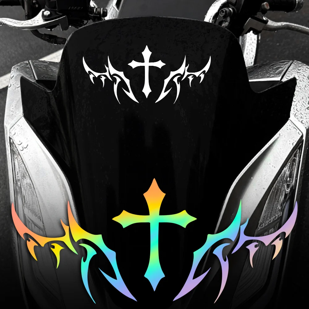 Vinyl Decal for fairing side panels, fuel tanks, helmets, car front windows Cross Motorcycle Sticker, Self-Adhesive
Vinyl Decal for fairing side panels, fuel tanks, helmets, car front windows Cross Motorcycle Sticker, Self-Adhesive