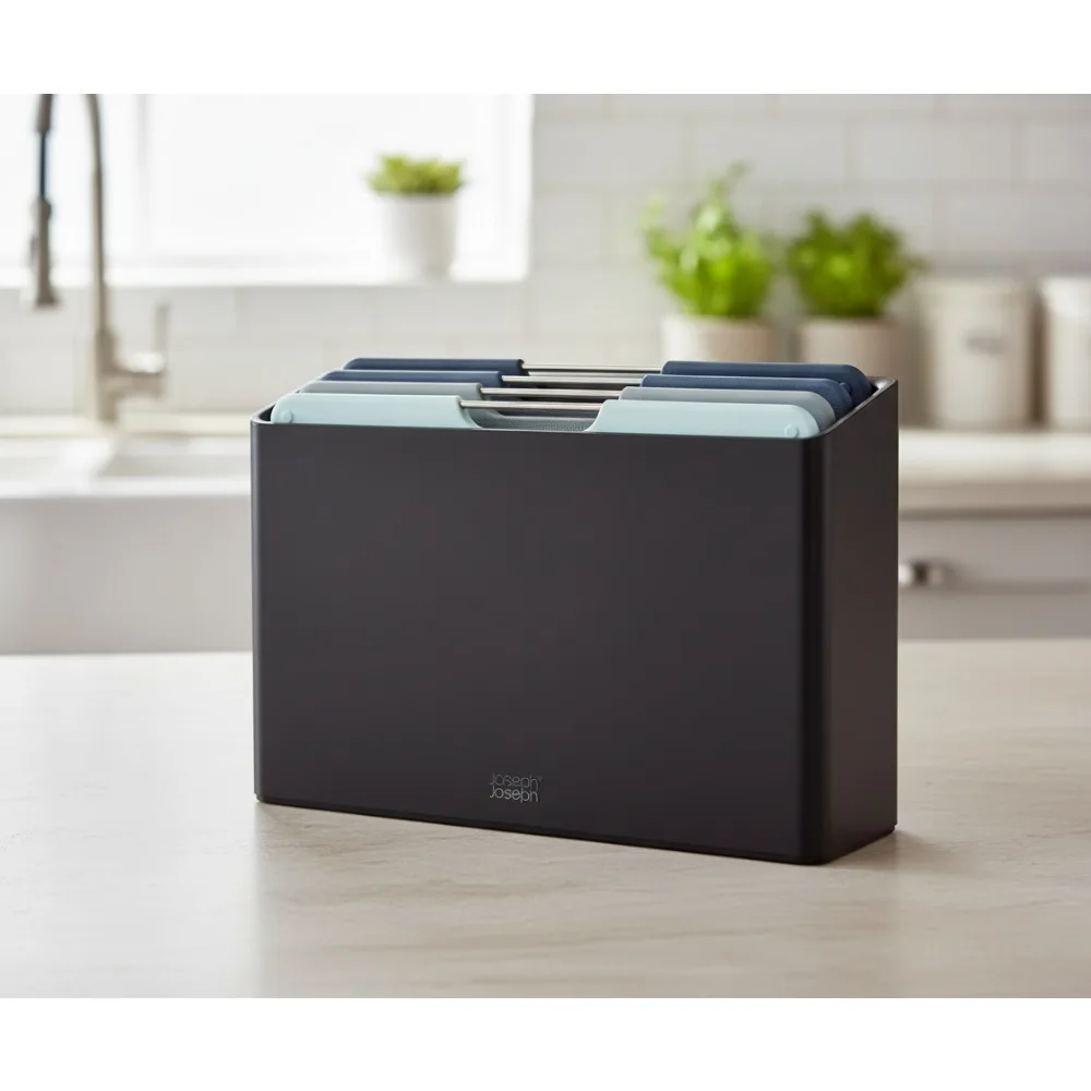 Набор разделочных досок с цветным кодированием из 4 предметов, тонкий футляр для хранения, нескользящий и удобный для ножей для организованной кухни
Набор разделочных досок с цветным кодированием из 4 предметов, тонкий футляр для хранения, нескользящий и удобный для ножей для организованной кухни