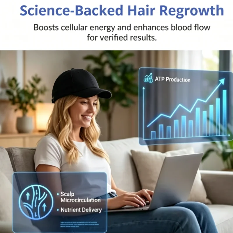Premium Laser Cap Hair Growth 650nm Red Light Therapy for Hair Regrowth Anti Hair Loss Home Recovery
Premium Laser Cap Hair Growth 650nm Red Light Therapy for Hair Regrowth Anti Hair Loss Home Recovery