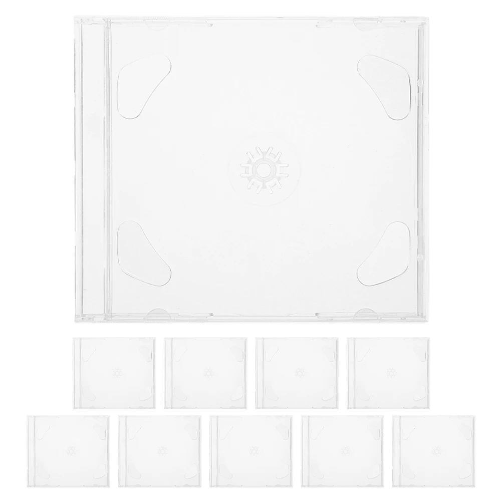 10 Pcs CD Case Blank Disc Holder Cases Polystyrene Holders Storage Organizers Dvd
10 Pcs CD Case Blank Disc Holder Cases Polystyrene Holders Storage Organizers Dvd