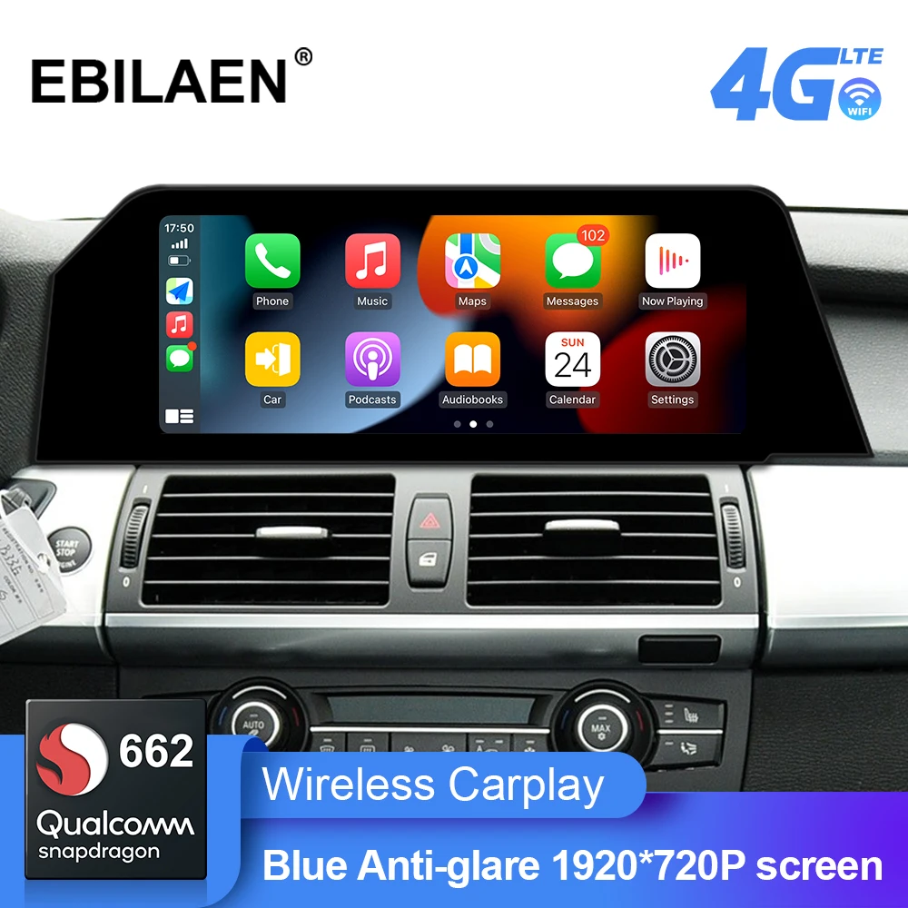 EBILAEN Android 11 Car Radio for BMW X5 E70 X6 E71 2007-2013 CCC CIC Blue Anti G-lare Screen Multimedia GPS Navigation Carplay
EBILAEN Android 11 Car Radio for BMW X5 E70 X6 E71 2007-2013 CCC CIC Blue Anti G-lare Screen Multimedia GPS Navigation Carplay