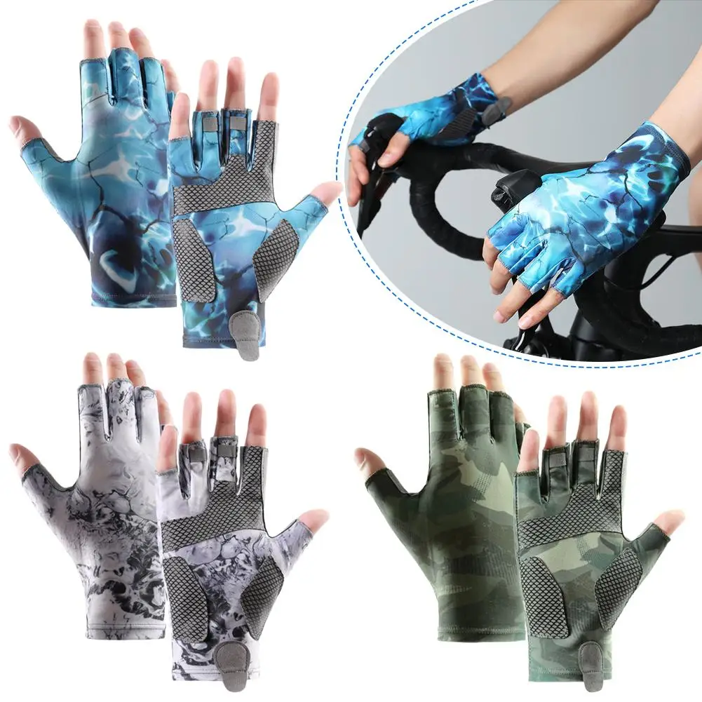 1 Pair Fishing Gloves Women Men Universal Anti-slip Gloves Protection Sun Breathable Comfortable Half-finger B9P1
1 Pair Fishing Gloves Women Men Universal Anti-slip Gloves Protection Sun Breathable Comfortable Half-finger B9P1