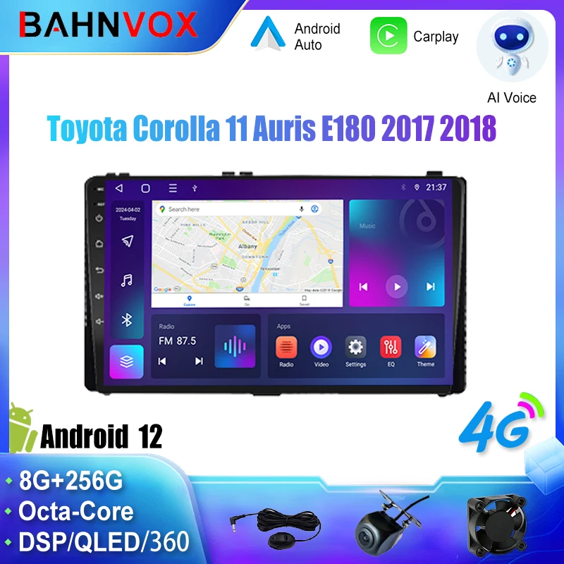 Android Car Radio GPS Navigation Multimedia Video Player for Toyota Corolla 11 Auris E180 2017 2018 Stereo Tape Recorder Screen
Android Car Radio GPS Navigation Multimedia Video Player for Toyota Corolla 11 Auris E180 2017 2018 Stereo Tape Recorder Screen