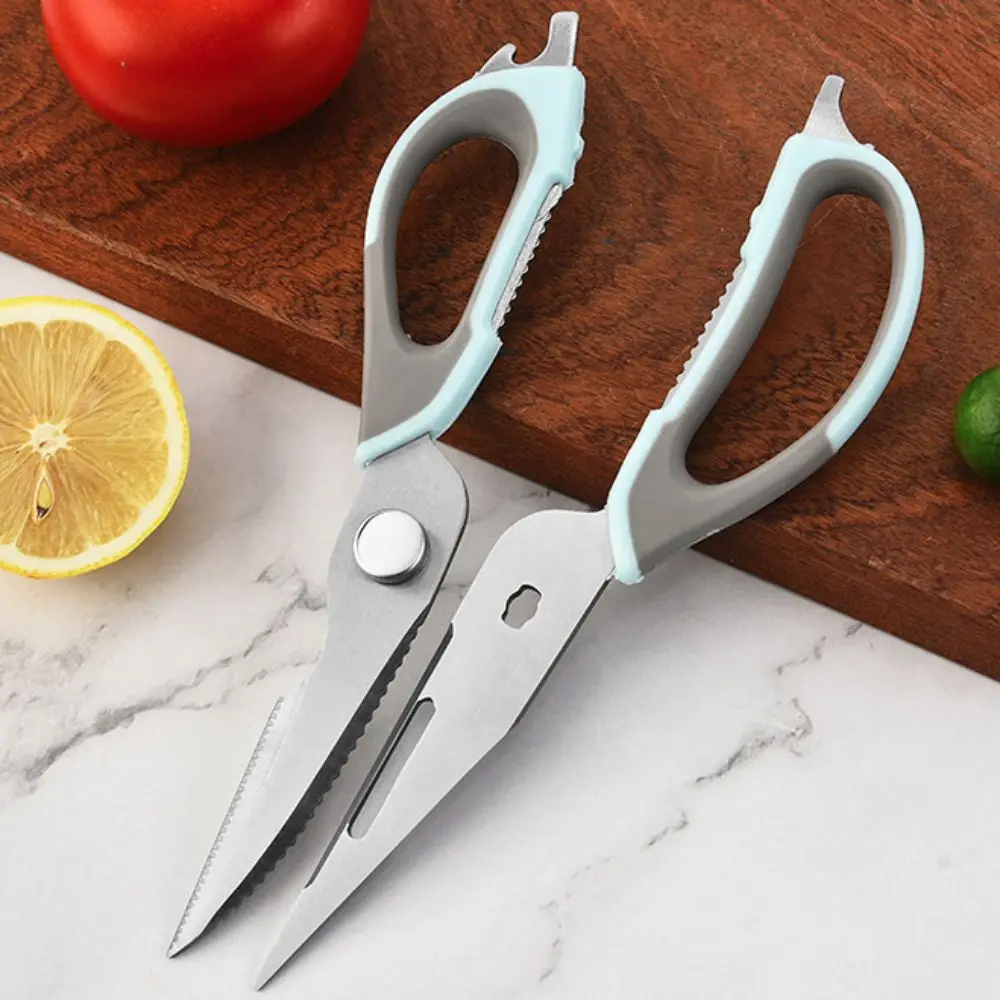 Removable Chicken Bone Scissor Stainless Steel Magnetic Kitchen Shear Sharp with Protective Cover Barbecue Scissor Refrigerator
Removable Chicken Bone Scissor Stainless Steel Magnetic Kitchen Shear Sharp with Protective Cover Barbecue Scissor Refrigerator