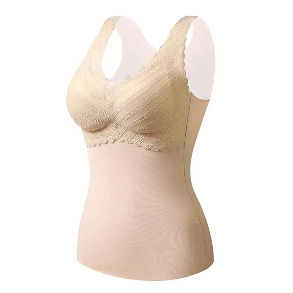 Stretchy Fabric Vest Soft Warm Women's Winter Vest with Seamless Design Elastic V Neck Ideal Thermal Underwear for Layering
Stretchy Fabric Vest Soft Warm Women's Winter Vest with Seamless Design Elastic V Neck Ideal Thermal Underwear for Layering