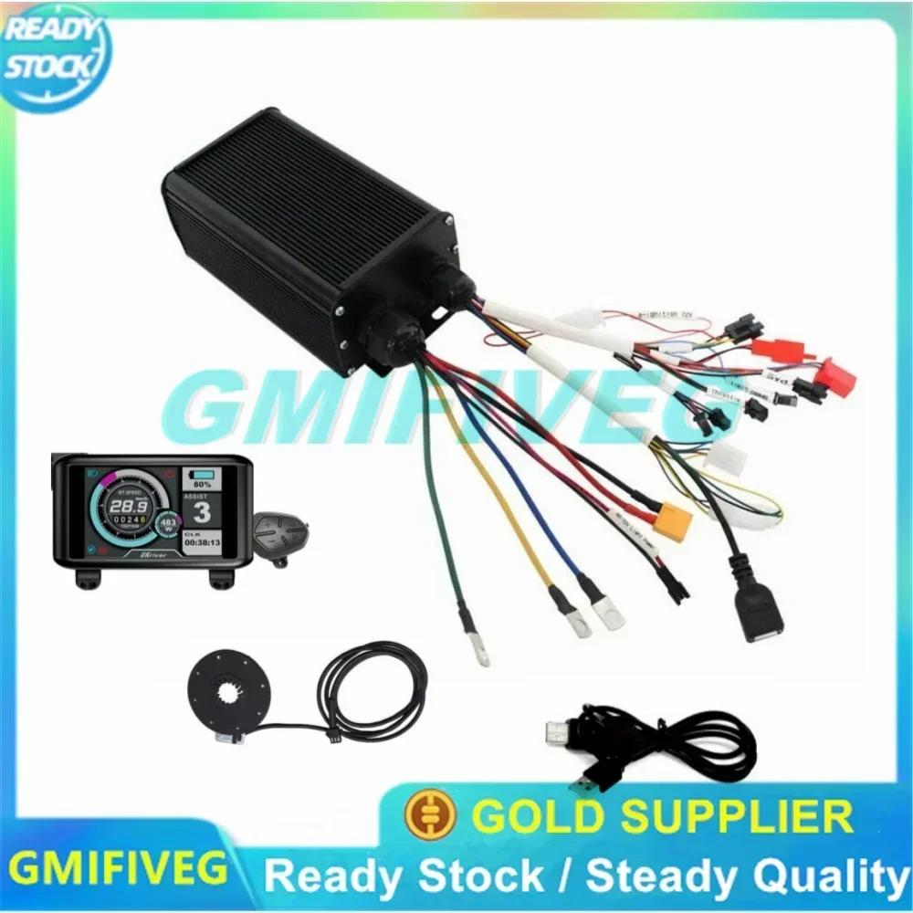 New 1 Set 48V-72V MQCON SVMC7245 with UKC1 Display and PAS 1KW 45A 60KMH Electric Bike Scooter Bldc Motor Controller
New 1 Set 48V-72V MQCON SVMC7245 with UKC1 Display and PAS 1KW 45A 60KMH Electric Bike Scooter Bldc Motor Controller