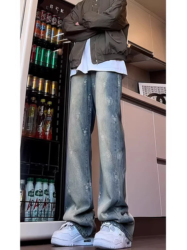 American Vibe Waed Retro Embroidered Jeans Men's High Waist Slimming Straight Leg Jeans Autumn adual Color Jeans
American Vibe Waed Retro Embroidered Jeans Men's High Waist Slimming Straight Leg Jeans Autumn adual Color Jeans