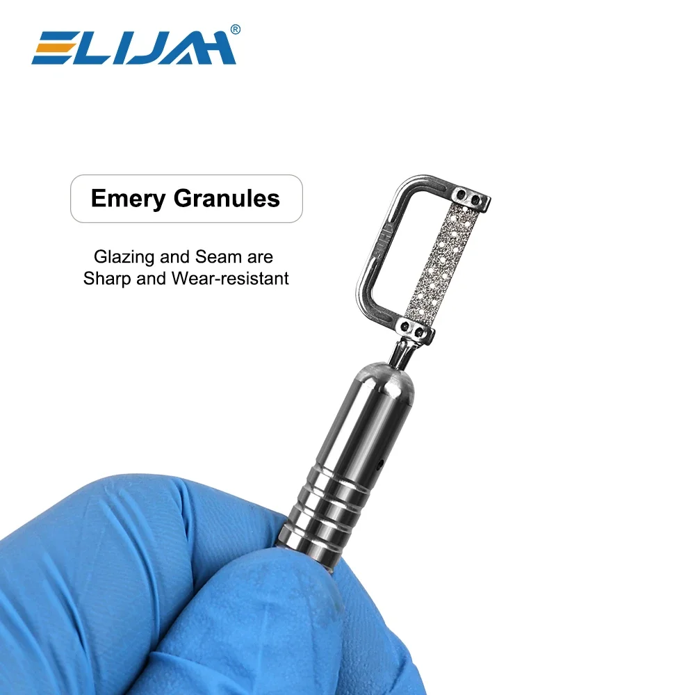 ELIJAH 1 Set Dental Orthodontic Interproximal Enamel Reduction Automatic Strip Double Sided With Handle Dentistry Instrument
ELIJAH 1 Set Dental Orthodontic Interproximal Enamel Reduction Automatic Strip Double Sided With Handle Dentistry Instrument